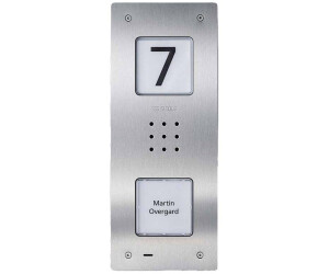 Siedle CAU 850-1-0 E Housing Upper Part Brushed Stainless Steel (210009391-00)