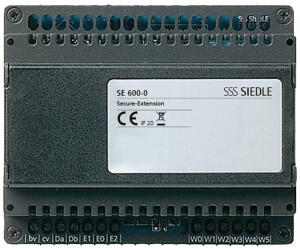 Siedle Secure Extension SE 600-0 function module for Secure Controller black (210011276-00)