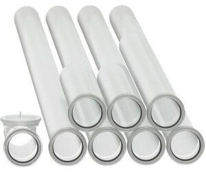 Bosch Abgasrohre Set mit Prüfrohr, 80 mm Durchmesser, 10 m (7738112598)