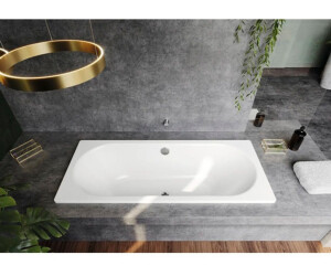 Kaldewei Classic Duo Rechteck-Badewanne Invisible Grip alpinweiß (291000011001)