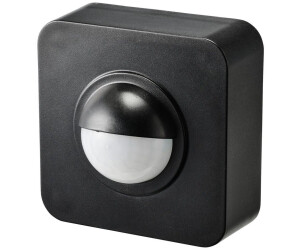 Sygonix Surface-mounted PIR motion detector 120° Black IP65 (SY-5046552)