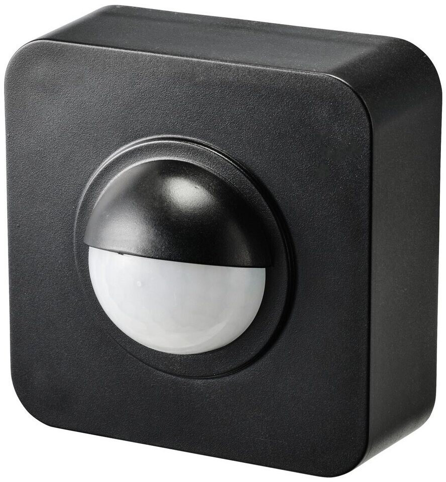 Sygonix Surface-mounted PIR motion detector 120° Black IP65 (SY-5046552)