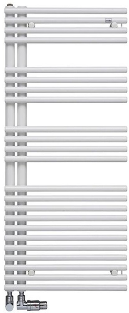 Zehnder Forma Asym bathroom radiator white (LFAR-120-050)
