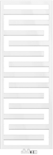 Zehnder Tetris bathroom radiator for hot water operation white (ZTE01760B100000)