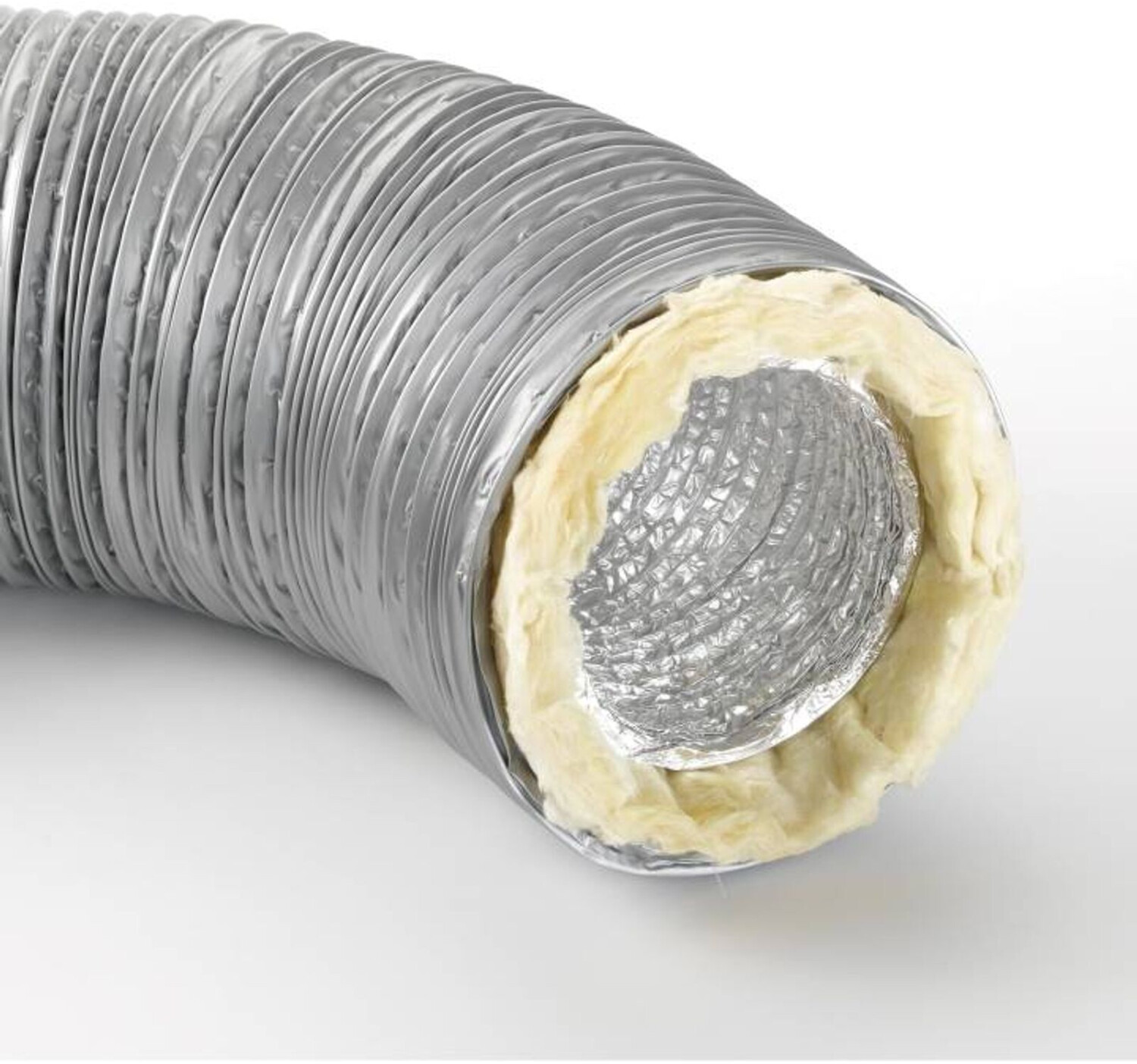 Zehnder ComfoMain 125 insulated air duct DN125 6m grey with aluminum lining (990319112)