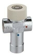 Caleffi Thermomischer einstellbar verchromt mit Innengewinde 1/2" 40-60°C (520440)