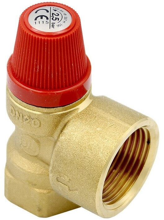 Caleffi Membran-Sicherheitsventil 3/4'' x 1'', 2,5 bar für Heizung (530525)