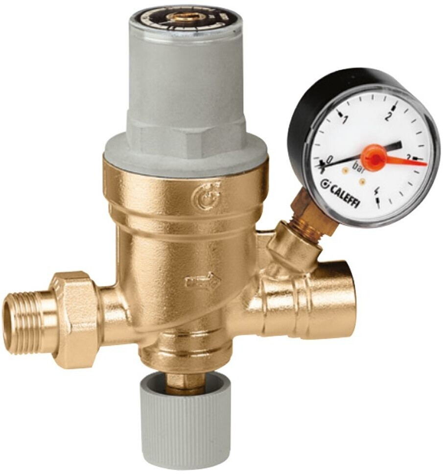 Caleffi Füllarmatur Messing 1/2" automatisch mit Manometer mit Kartusche (553840)