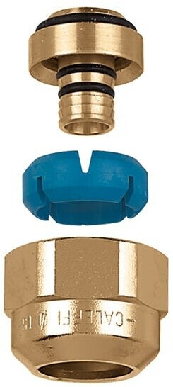 Caleffi Klemmverschraubung 3/4" verchromt Ø 7,5-8 IG, Ø 12-14 AG (680502)