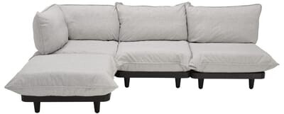 Fatboy Paletti Outdoor Set modular sofa with sun lounger/left armrest beige/mist (M114925501)