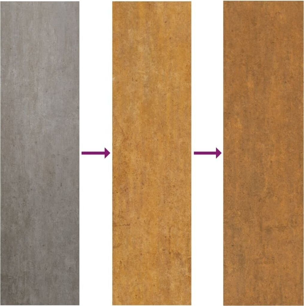 vidaXL vidaXL Puerta de Jardín con Diseño de Árbol en Acero Corten (153217) - view 7