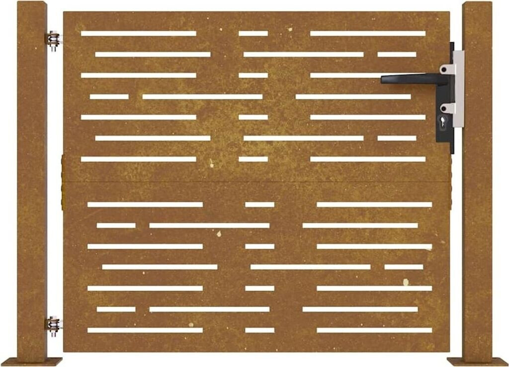 vidaXL vidaXL Garden Gate Square Design Corten Steel (153251) - detail view