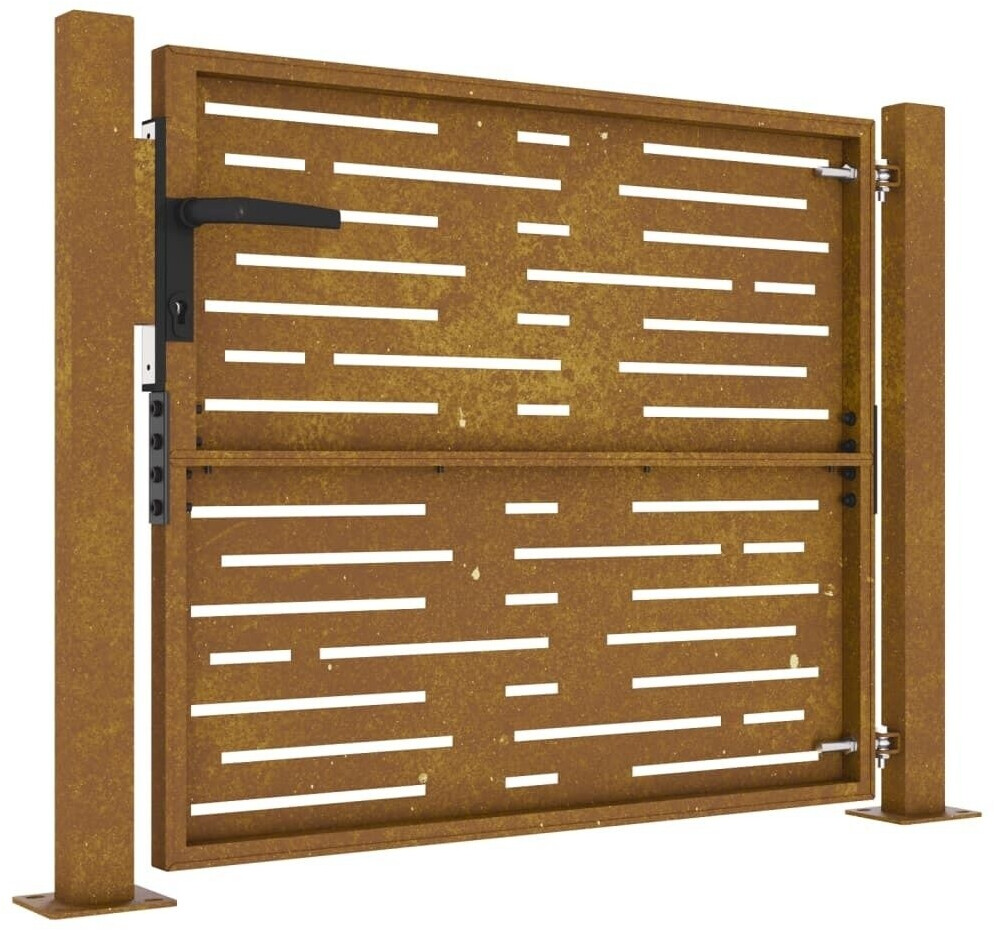 vidaXL vidaXL Garden Gate Square Design Corten Steel (153251) - view 6