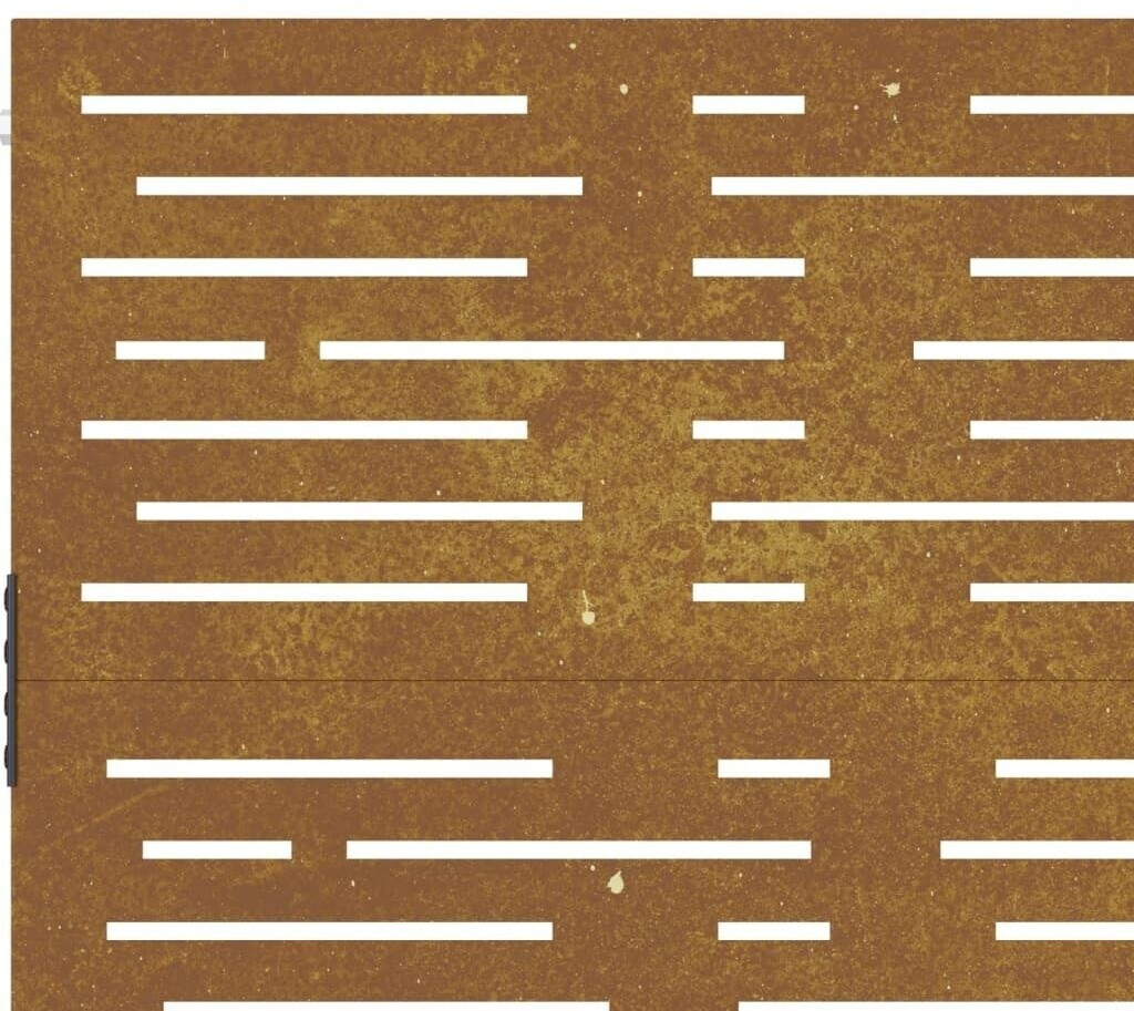 vidaXL vidaXL Garden Gate Square Design Corten Steel (153251) - view 10