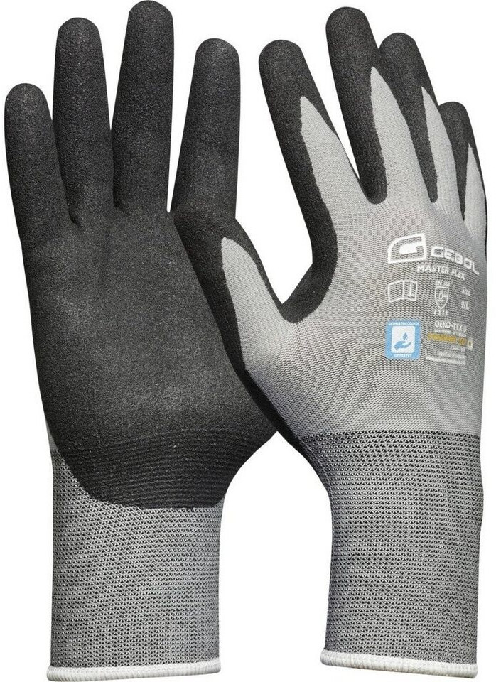 GEBOL Master Flex work gloves nitrile grey (709547)