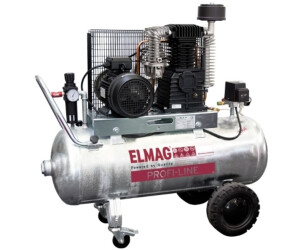 ELMAG Kompressor PROFI-LINE PL-Z 600/10/100 D verzinkt, fahrbar (11013)