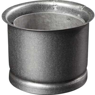 Bertrams Wall sleeve double FAL Ø120mm silver fire-aluminized (032610)