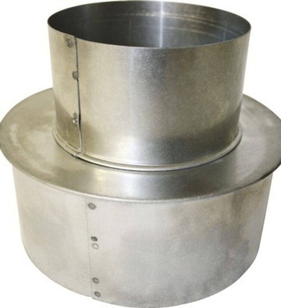 Bertrams Stove Pipe Expansion 120 mm - 150 mm Fire-Aluminized Silver (0324173)