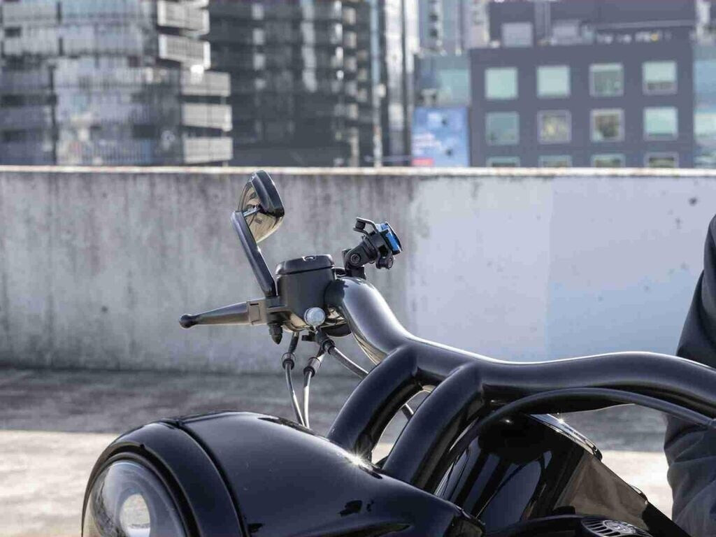 Quad Quad Lock Motorcycle Brake/Clutch Master Cylinder Mount (QLM-CLH) - alternate view