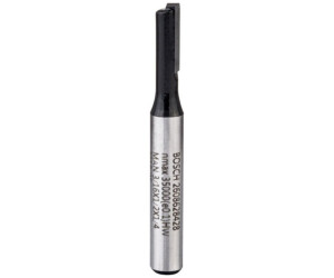 Bosch Straight Router Bit 1/4 Inch, Ø 4.8 mm, L 12.4 mm, G 51 mm (2608628428)