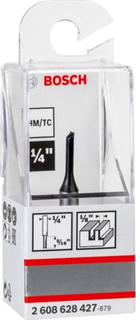 Bosch Nutfräser gerade einschneidig für Weichholz, Sperrholz (2608628427)