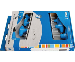 Unior Set de clés Allen avec Poignée en T 2,5-10mm 7-pièces (607890)