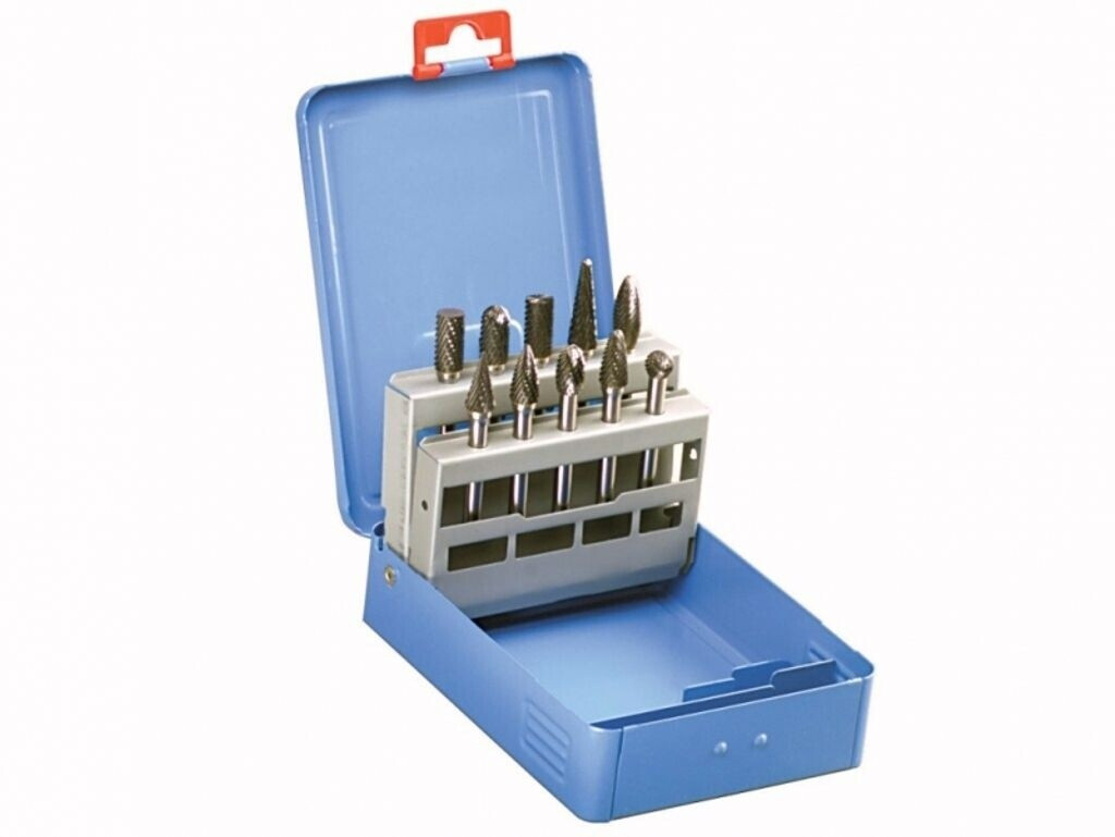 Projahn Frässtifte HM 10-tlg. in ABS Kassette, verschiedene Formen (70290)