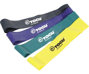 Togu Therapy Training Band Loop yellow/green/blue/black 4 strengths (808202)