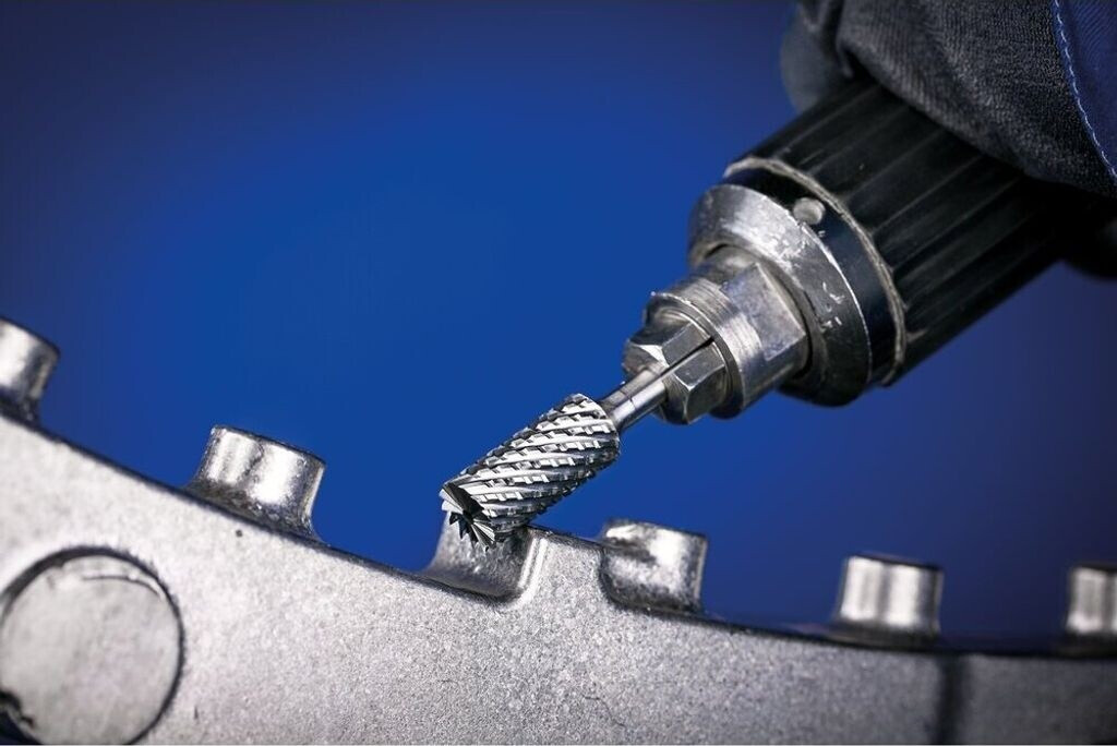 Pferd Hartmetall Frässtift Zylinder ZYAS 12x25mm Schaft-Ø 6mm für Titan (21100584)