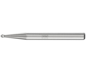Pferd Hartmetall Frässtift Kugel KUD Ø 1,5x1 mm Schaft-Ø 3 mm Z3P (21211013)