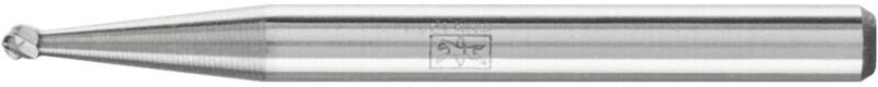 Pferd Hartmetall Frässtift Kugel KUD Ø 1,5x1 mm Schaft-Ø 3 mm Z3P (21211013)