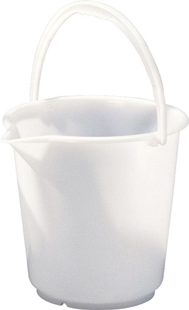 Hünersdorff Industrial bucket 17 L round HD-polyethylene natural with plastic handle (942100)
