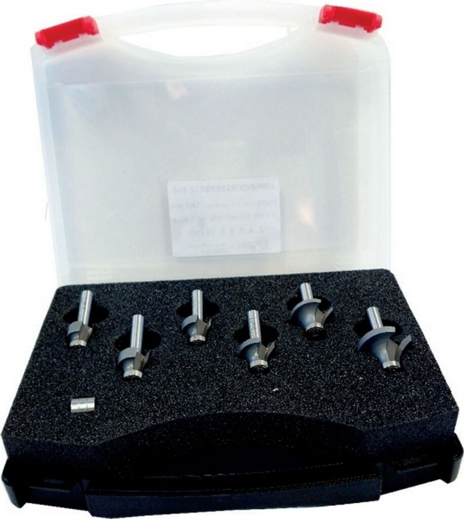 Guhdo Abrundfräser-Satz 6-teilig Schaft 8 mm in Kunststoffbox (7500.000.06)