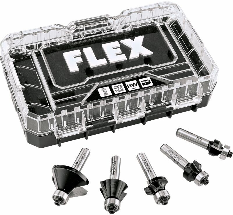 Flex-Tools Edge Router Set CER Bit Set1 (532011)