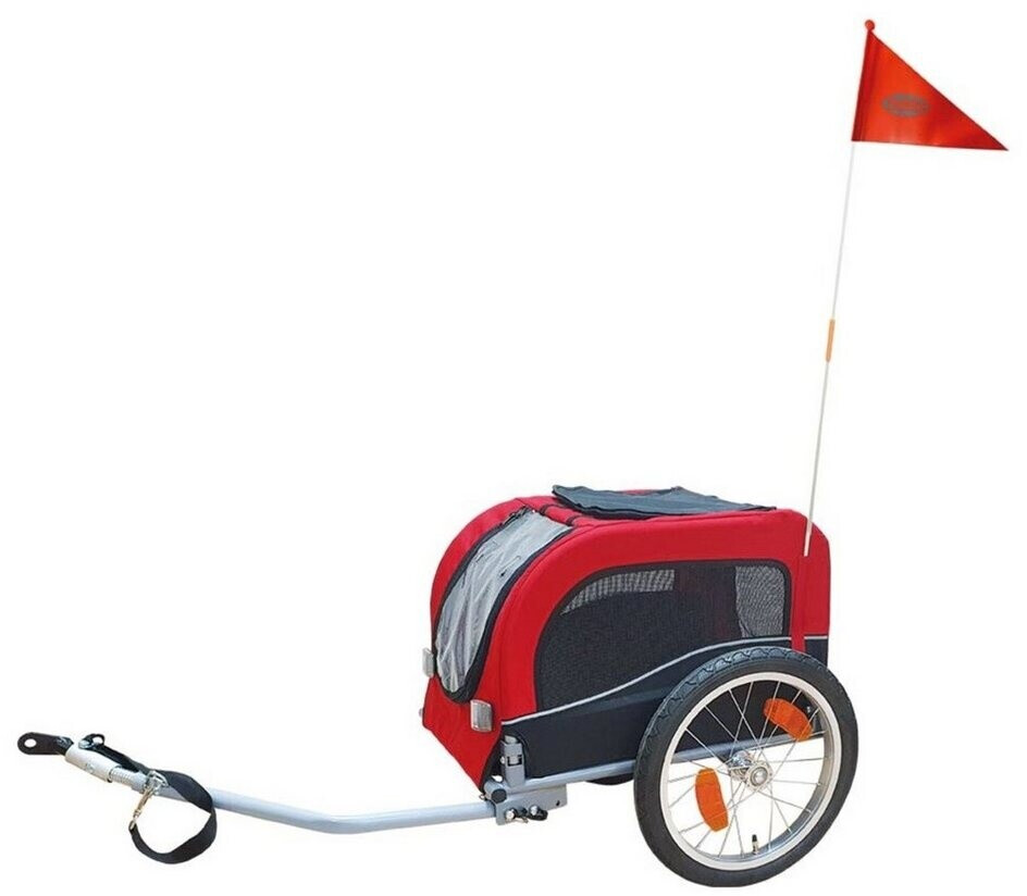 Nobby Bicycle Trailer Senlima red-black for dogs (62395)