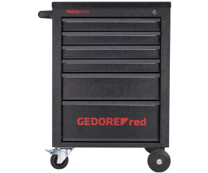 Gedore Werkstattwagen MECHANIC mit Werkzeugsatz 129-teilig schwarz (3300031)