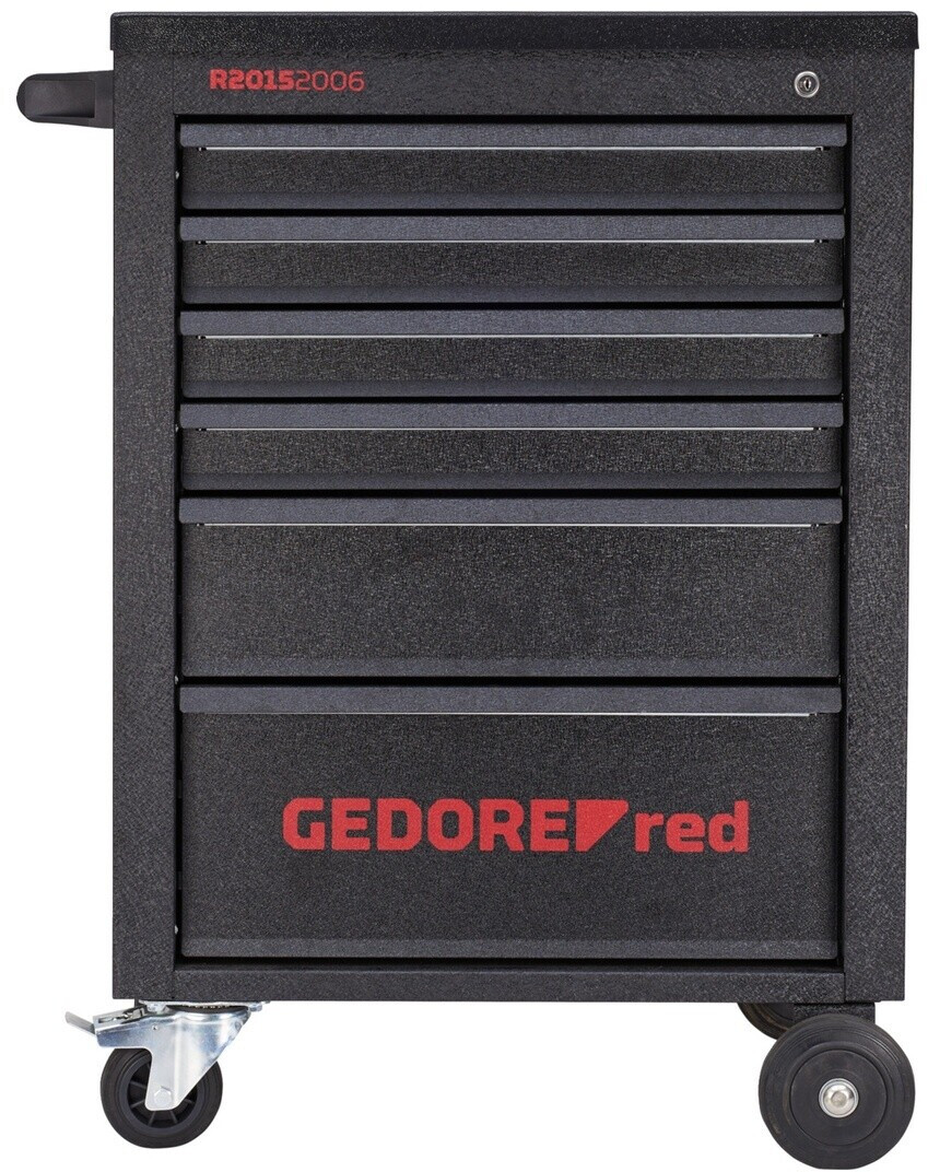 Gedore Werkstattwagen MECHANIC mit Werkzeugsatz 129-teilig schwarz (3300031)