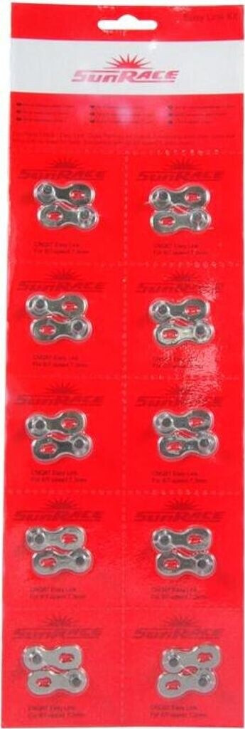 SunRace Easy Link CNQ11 Acoplador rápido para cadena 11 velocidades compatible Shimano/SRAM (260052/CNQ11-HW)