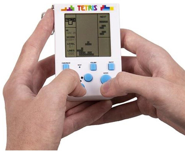 Fizz Creations Tetris Schlüsselanhänger Mini Spielkonsole Arcade (320021), Bild 4