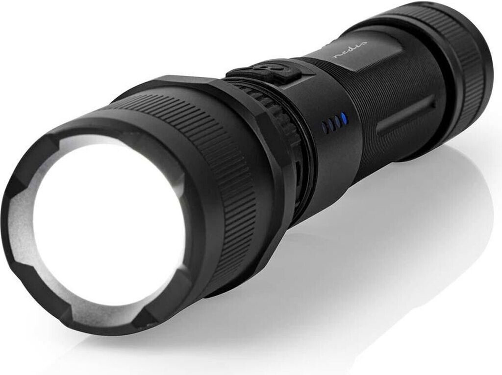 Konig LED Flashlight with Full Metal Housing Black (LTRR10WBK)