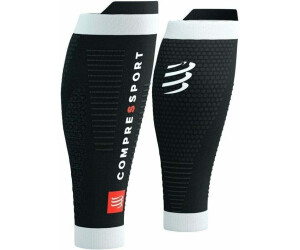 Compressport R2 3.0 Compression Calf Sleeves Black/White (SU00047B-910)