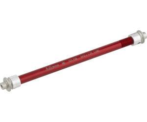 FollowMe Adaptateur d'Axe Traversant 12 mm Aluminium rouge M12x1,75x180 mm (121.128 ALU)