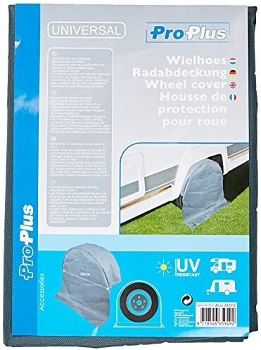 ProPlus Wheel cover polyester fabric grey (610312)