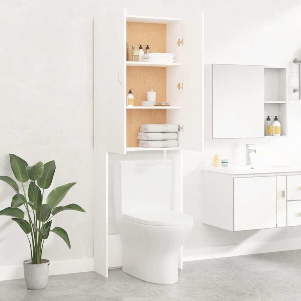 vidaXL Waschmaschinenschrank Weiß (808413), Bild 3