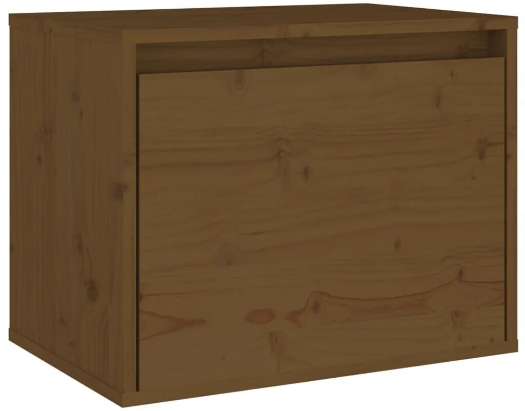 vidaXL Wandschrank Massivholz Kiefer Honigbraun (813441)