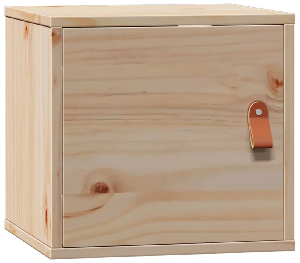 vidaXL Wandschrank Massivholz Kiefer Braun (818355)