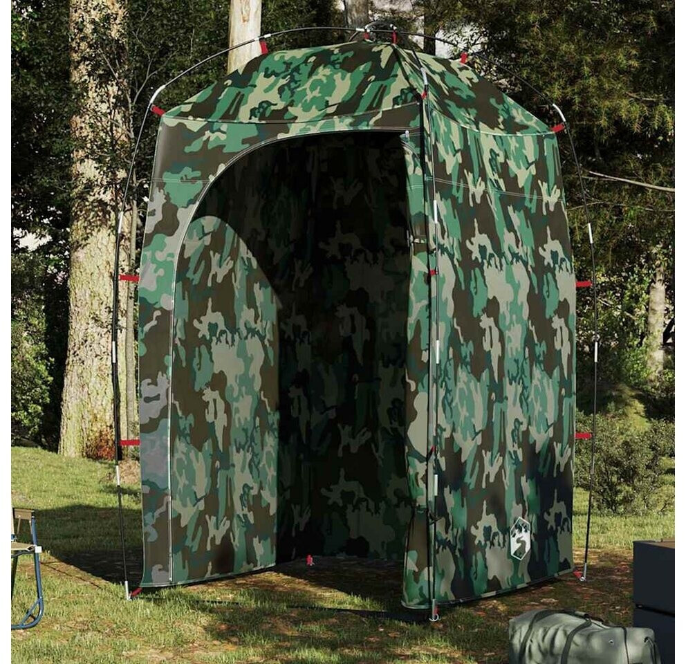 vidaXL Shower Tent Camouflage Waterproof (4009406)
