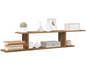 vidaXL TV-Wandregal Artisan-Eiche 125x18x23 cm Holzwerkstoff (856575)