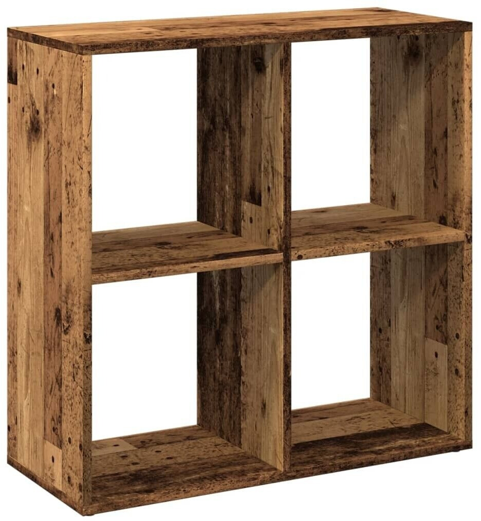 vidaXL Raumteiler-Bücherregal Altholz-Optik (858010)