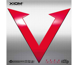 XIOM Vega Asia Table Tennis Rubber red 1.8 mm (RUVEASIR18)